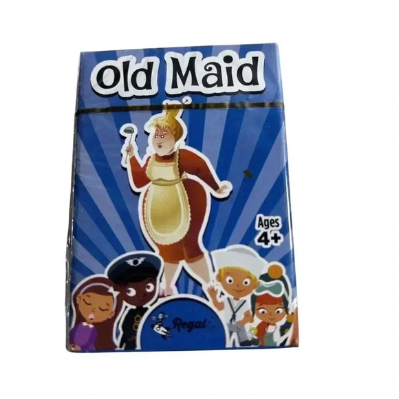 OLD MAID CARD GAME REGAL TOYS BRAND Factory SEALED DECK - Picture 1 of 2
